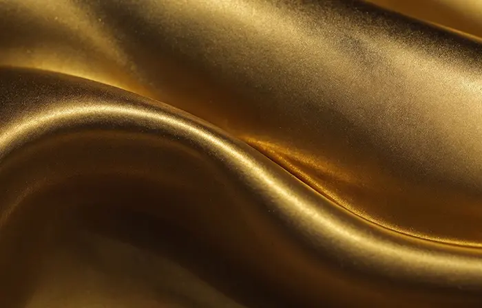 Rippling Liquid Gold Wave Background Image